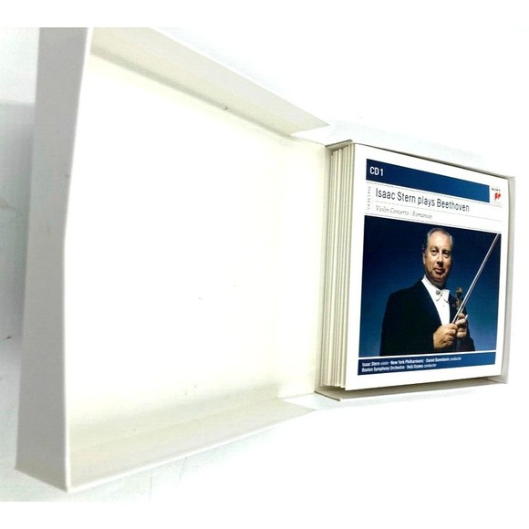 Isaac Stern Plays Beethoven 9 CD Box Set - 24 bit recording! SONY - Like New - Picture 3 of 4